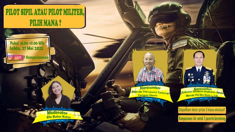Mau Jadi Pilot Militer atau Pilot Sipil?