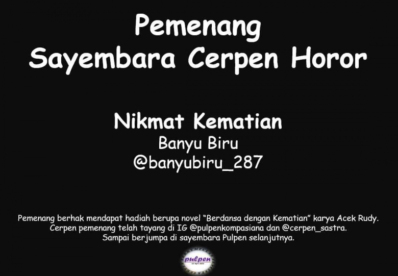 Pemenang Sayembara Cerpen Horor