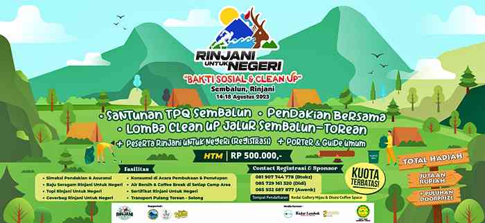 Rinjani untuk Negeri
