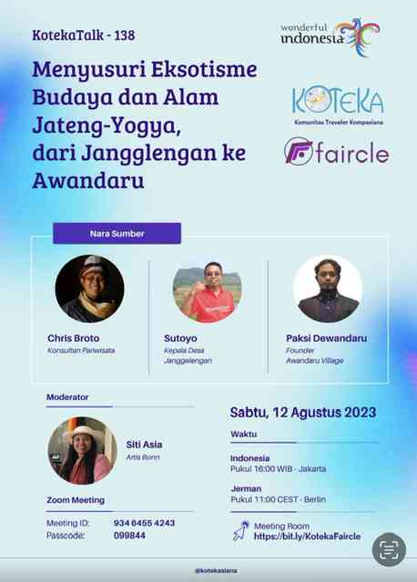 Kotekatalk-138: Menyusuri Eksotisme Budaya dan Alam dari Janggelengan ke Awandaru