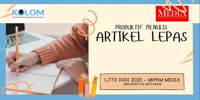 Produktif Menulis Artikel Lepas