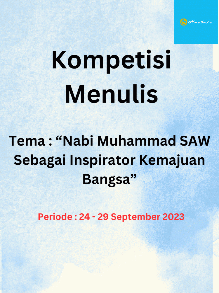 Kompetisi Menulis Menyambut Maulid Nabi Muhammad SAW