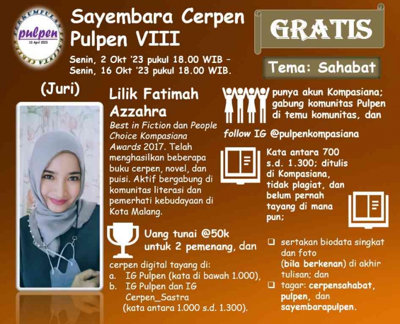 Sayembara Cerpen Pulpen VIII