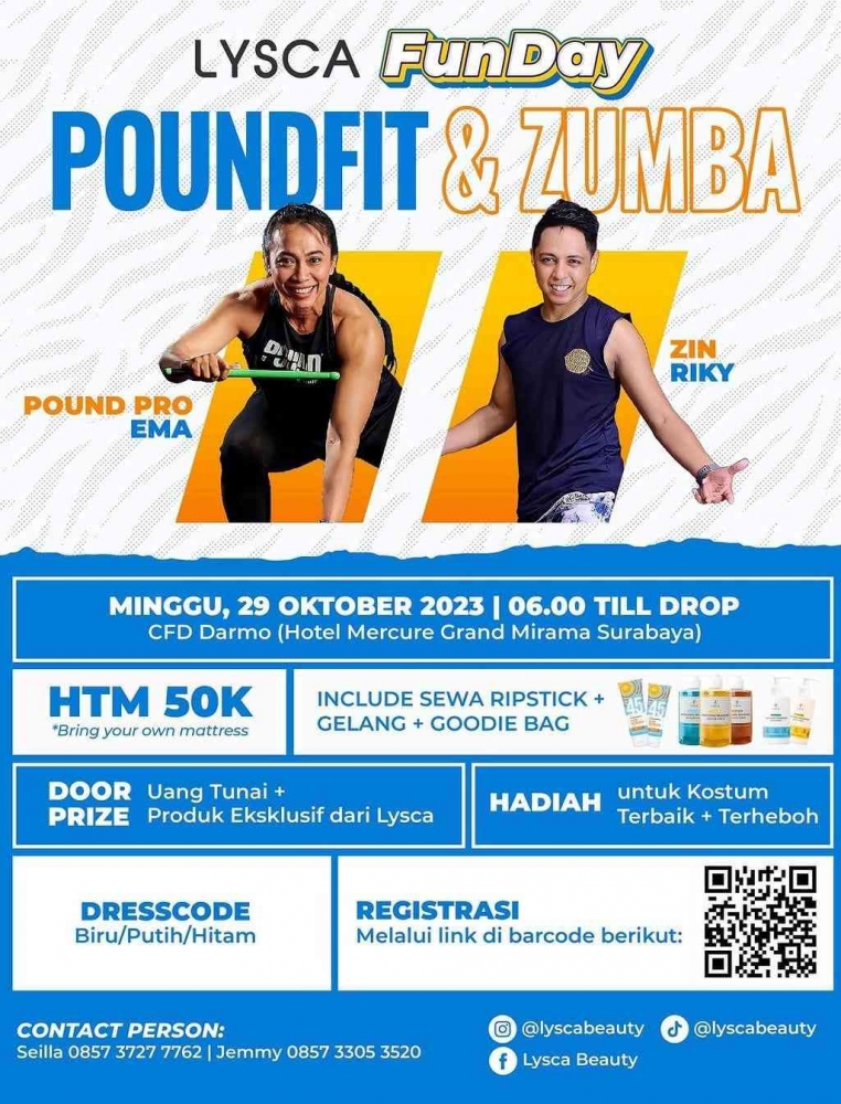 Poundfit dan Zumba di CFD