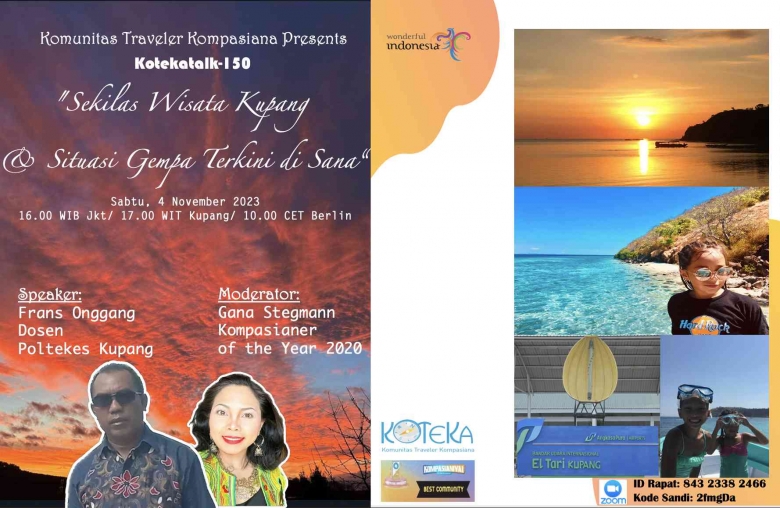 Kotekatalk-150: Sekilas Wisata Kupang dan Situasi Terkini Gempa di Sana