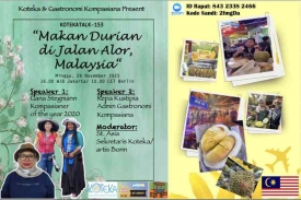 Kotekatalk 153: Makan Durian di Jalan Alor, Malaysia