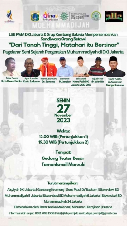 Sandiwara Orang Betawi "Dari Tanah Tinggi, Matahari itu Bersinar"