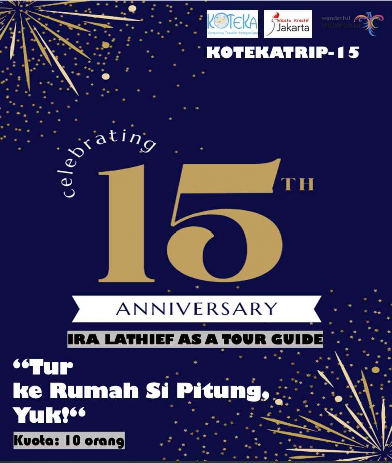 Kotekatrip-15 Bersama Ira Lathief WKJ ke Rumah Si Pitung