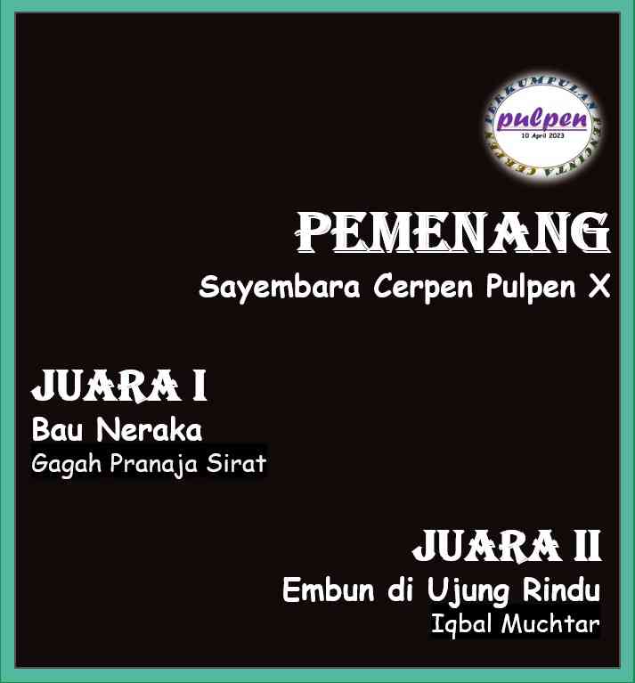 Pemenang Sayembara Cerpen Pulpen X