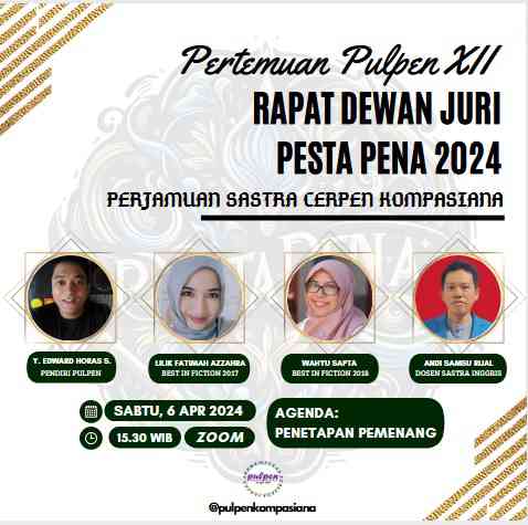 Pertemuan Pulpen XII (Rapat Dewan Juri Pesta Pena 2024)