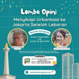 Lomba Opini Menyikapi Urbanisasi ke Jakarta Setelah Lebaran