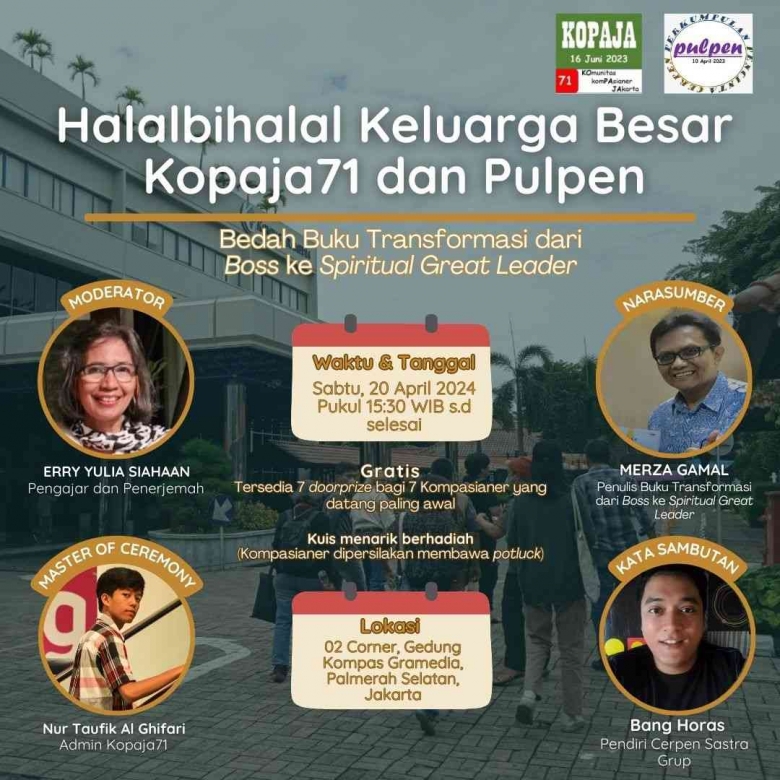 Halalbihalal Keluarga Besar Kopaja71 dan Pulpen