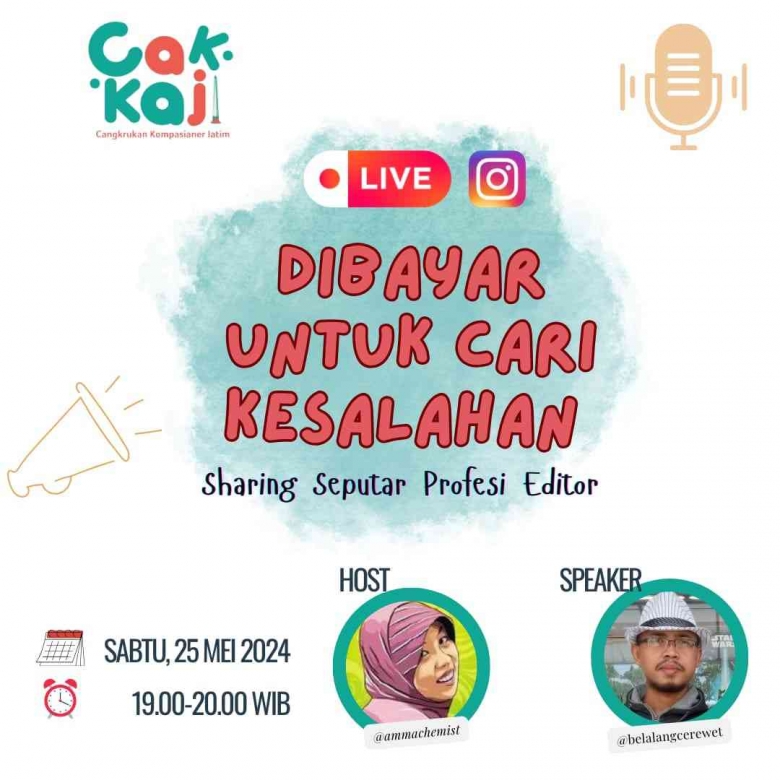 Sharing Seputar Profesi Editor