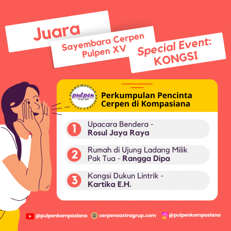 Pemenang Sayembara Cerpen Pulpen XV (Special Event: KONGSI)