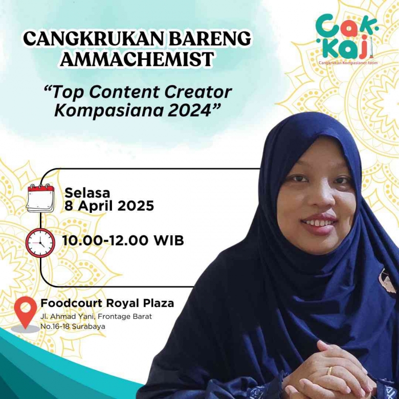 Halal Bil Halal, Cangkrukan Bareng Ammahchemist