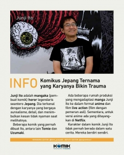 Junji Ito, Komikus Jepang Ternama yang Karyanya Bikin Mimpi Buruk