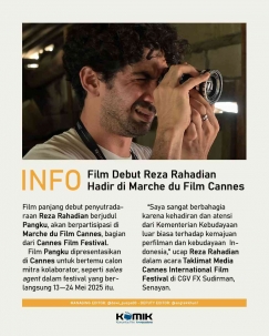Film Debut Reza Rahadian Hadir di Marche du Film Cannes