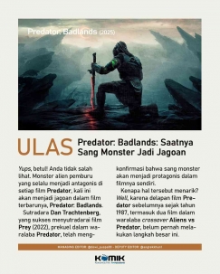 "Predator: Badlands", Saatnya Sang Monster Jadi Jagoan