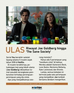 Serial "You": Riwayat Joe Goldberg hingga "The Sane Society"
