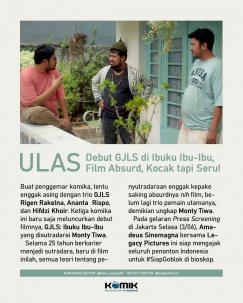 ULAS KOMiK: Debut GJLS di Ibuku Ibu-Ibu, Film Absurd, Kocak tapi Seru!