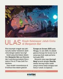 ULAS KOMiK: Kisah Kelelawar Jatuh Cinta di "Benjamin Bat"