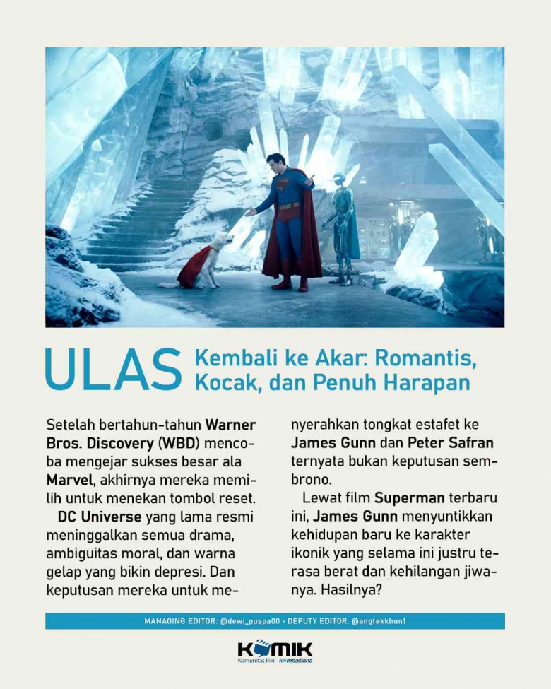 Warner Bros Kembali ke Akar Lewat Film "Superman"