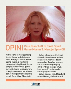 Cate Blanchett di Final Squid Game Musim 3