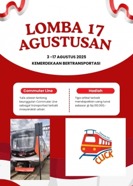Ikuti Lomba Menulis Artikel Kemerdekaan Bertransportasi