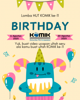 Lomba Video Dalam Rangka HUT KOMiK ke-11