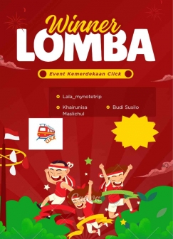 Selamat, Ini Dia Pemenang Lomba Menulis Artikel Kemerdekaan Bertransportasi Click