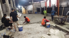 Warga Cor Jalan, Alam Balas dengan Genangan